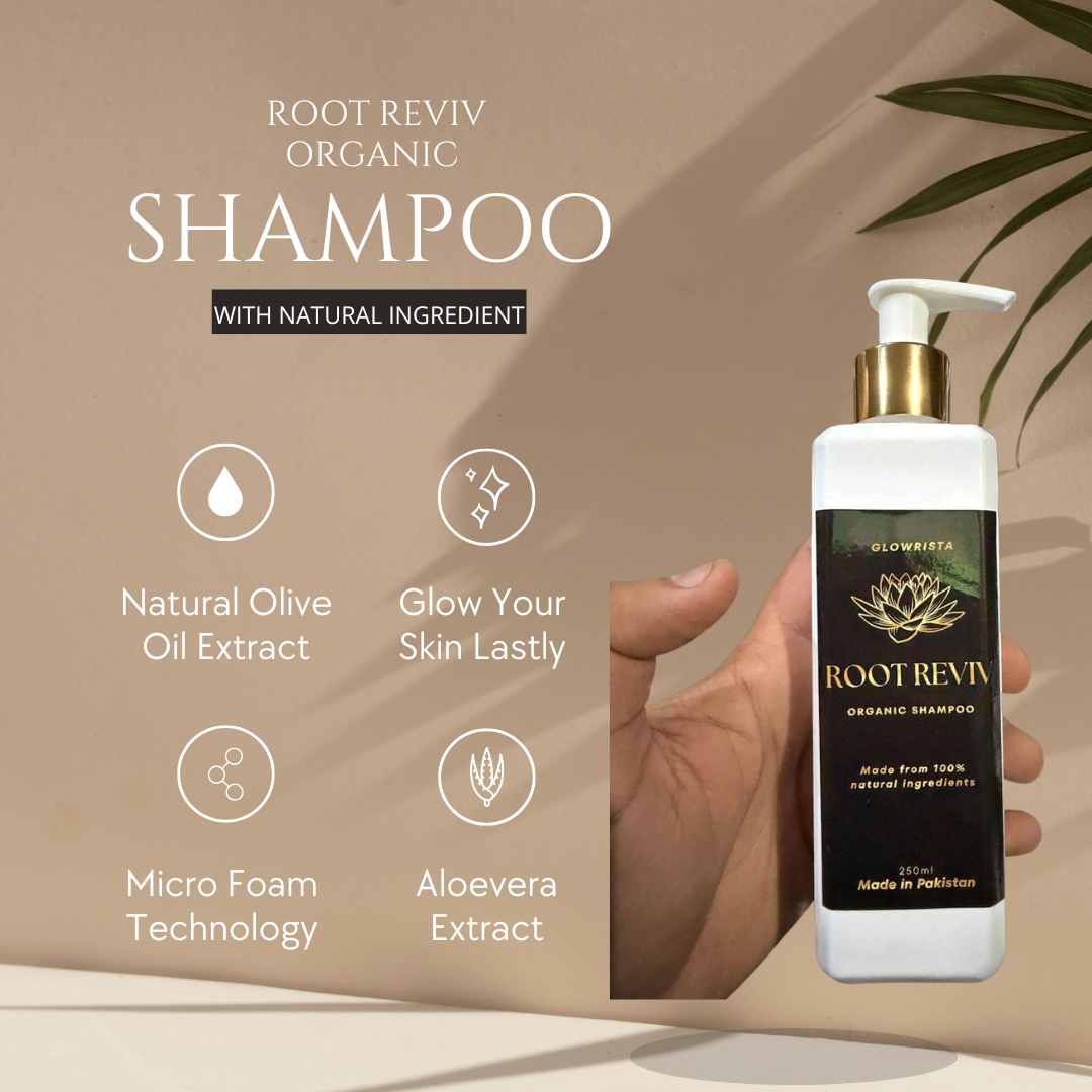 ROOT REVIV ORGANIC SHAMPOO WITH MORE INGREDIANTS /250 ML BOTTLE