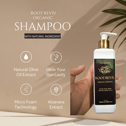 ROOT REVIV ORGANIC SHAMPOO WITH MORE INGREDIANTS /250 ML BOTTLE