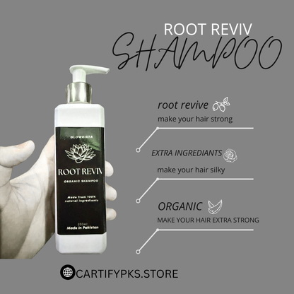 ROOT REVIV ORGANIC SHAMPOO WITH MORE INGREDIANTS /250 ML BOTTLE