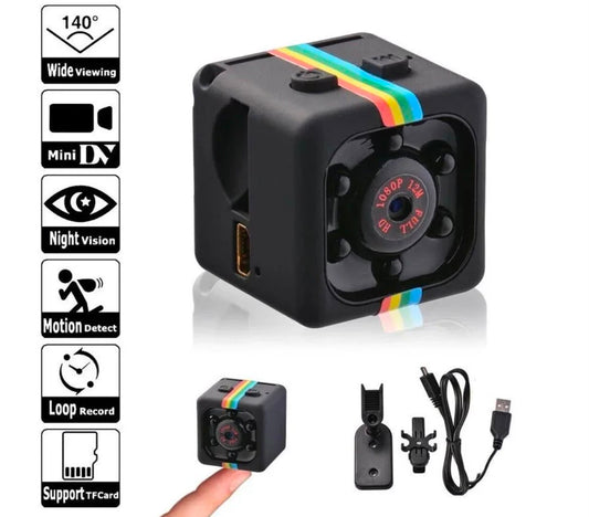 SQ11 Mini Camera HD 1080P | Night Vision Motion Detection DVR Camcorder