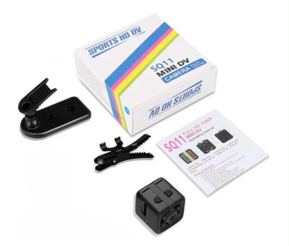 SQ11 Mini Camera HD 1080P | Night Vision Motion Detection DVR Camcorder
