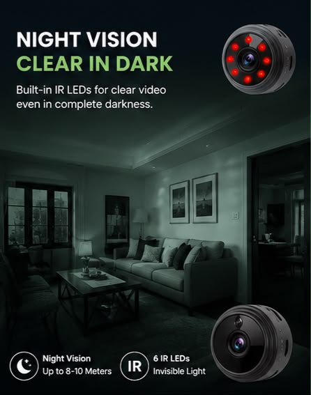 A9 1080p HD Magnetic WiFi Mini Camera